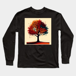 Autumnal Resonance: The Vibrancy of Change Long Sleeve T-Shirt